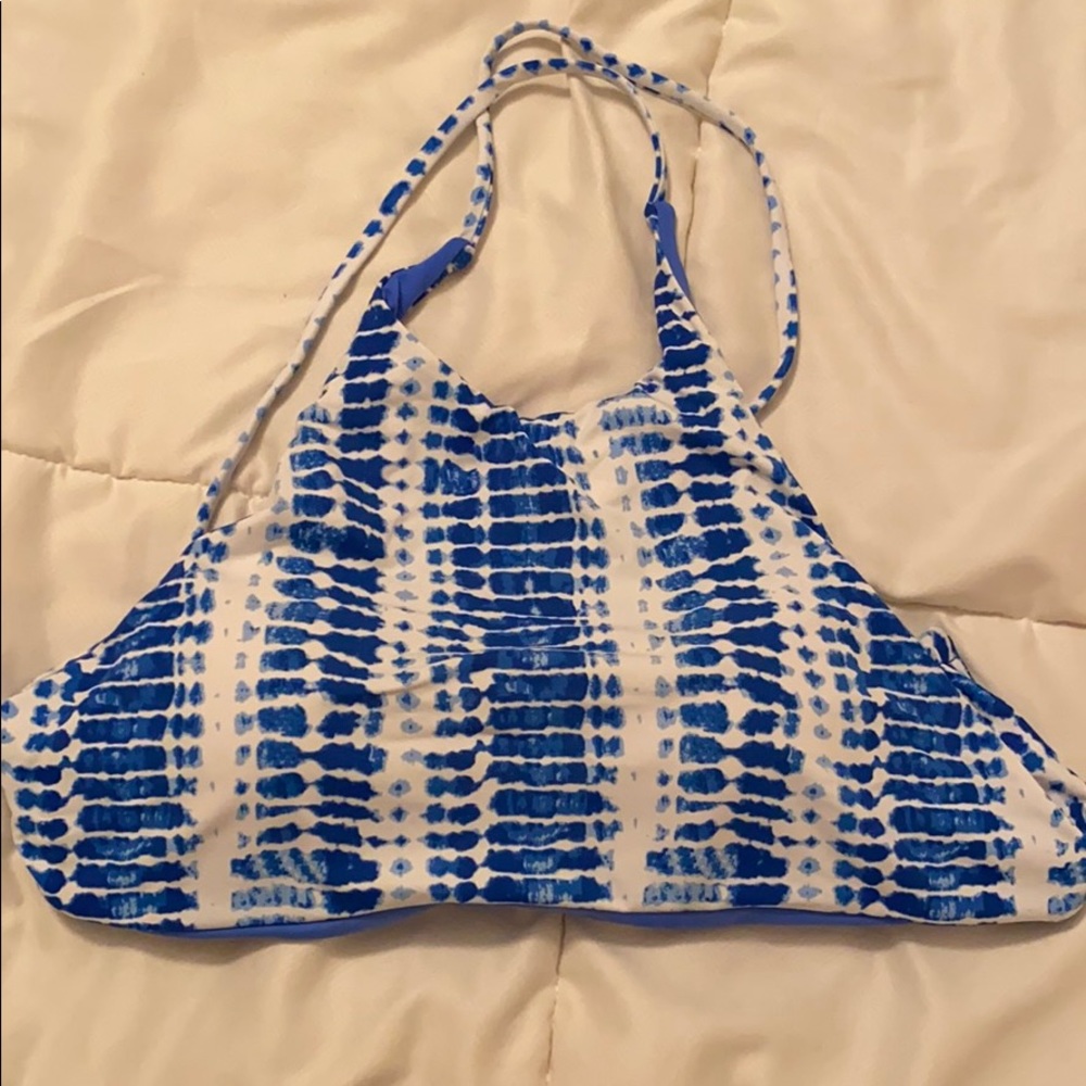 High neck swim top